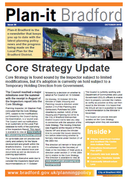 PLAN-IT NEWSLETTER OCTOBER 2016